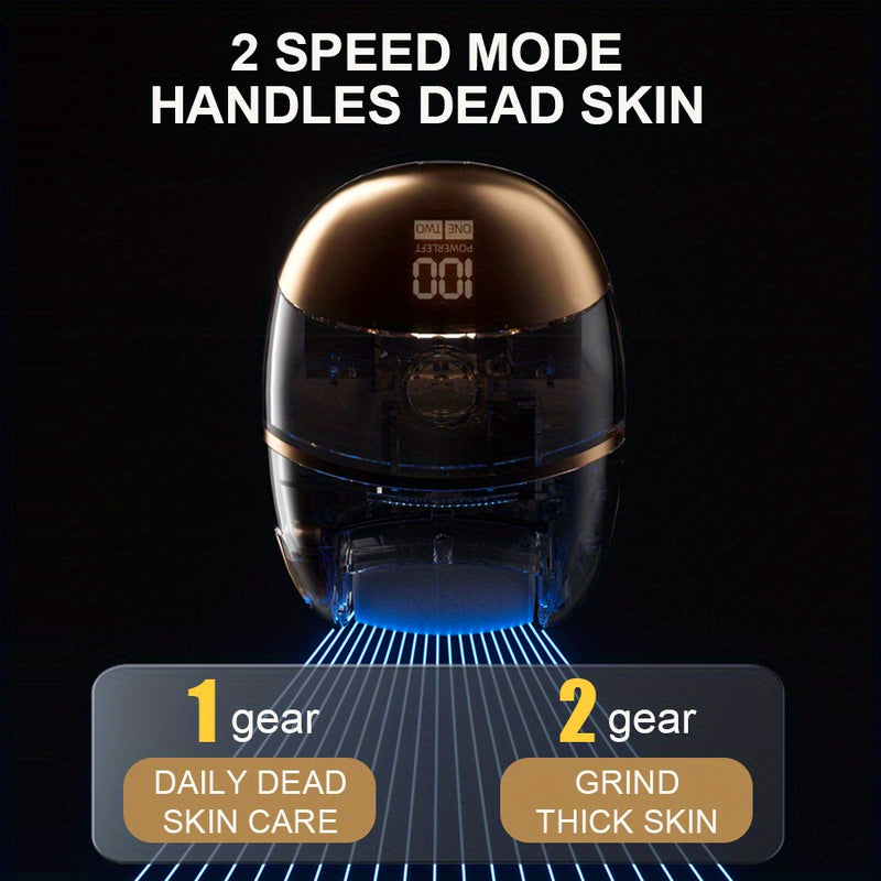 El regalo definitivo para Pascua y Día de la Madre - un desmastrillador eléctrico recargable con cuatro cabezas de molienda adicionales. Esta herramienta de pedicura está diseñada para tratar pies quebrados y duros, convirtiéndola en un kit de cuidado de