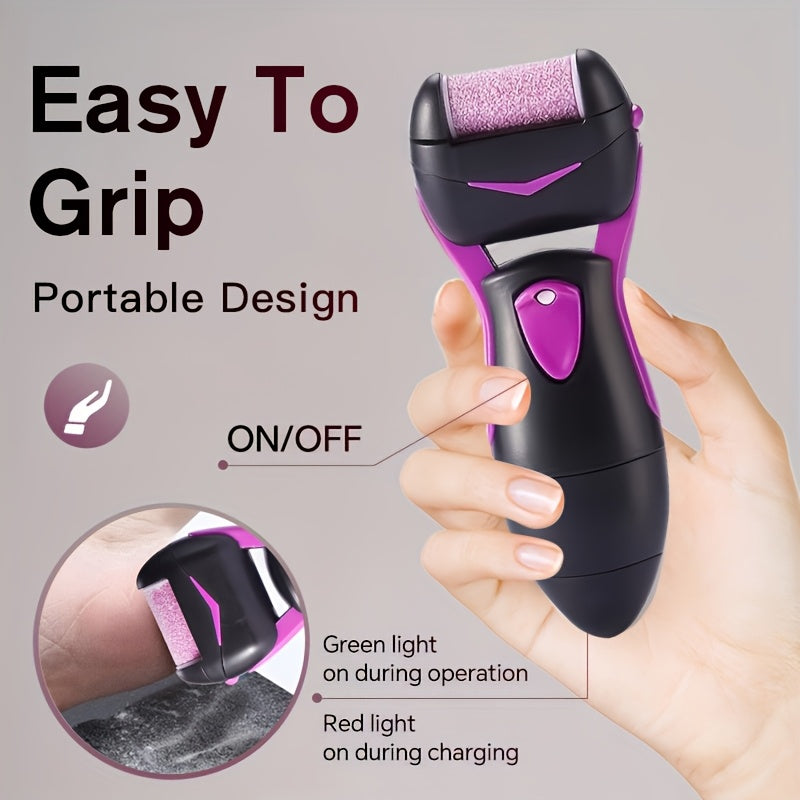 Extracción eléctrica recargable con aspiradora de polvo - Kit de cuidado de pies profesional para eliminar la piel muerta, perfecto como regalo de día del padre.