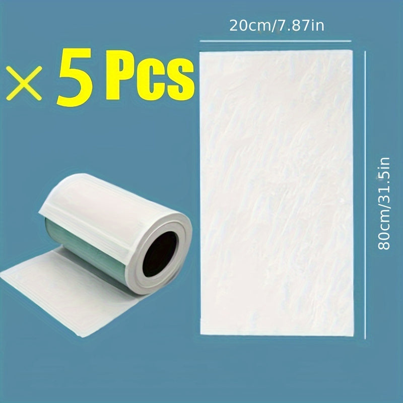 5pcs Almohadillas de Filtro para Aire Acondicionado - Retardante de Llama, Ignífugo y Antipolvo, 80.01x19.99cm, Diseño Fácil de Colgar para Mejorar la Calidad del Aire en el Hogar, Captura PM2.5, Polen y Humo, Filtros de Aire para el Hogar