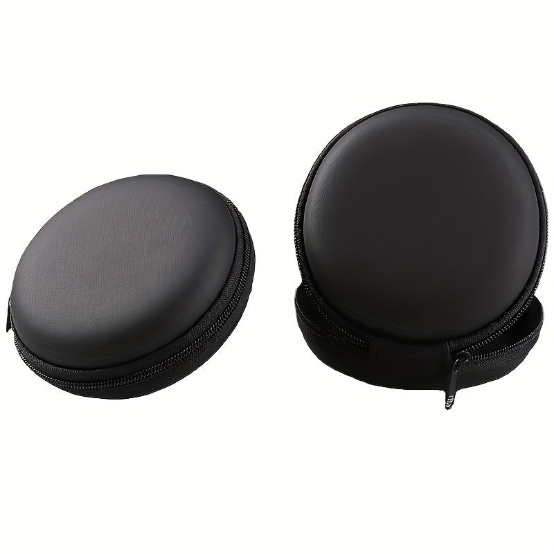 1pc Funda Suave Duradera para Kalimba y Piano de Pulgar - Bolsa de Almacenamiento Portátil de Material PP Negro con Cremallera para Auriculares Inalámbricos, Auriculares y Accesorios, Ideal para Músicos