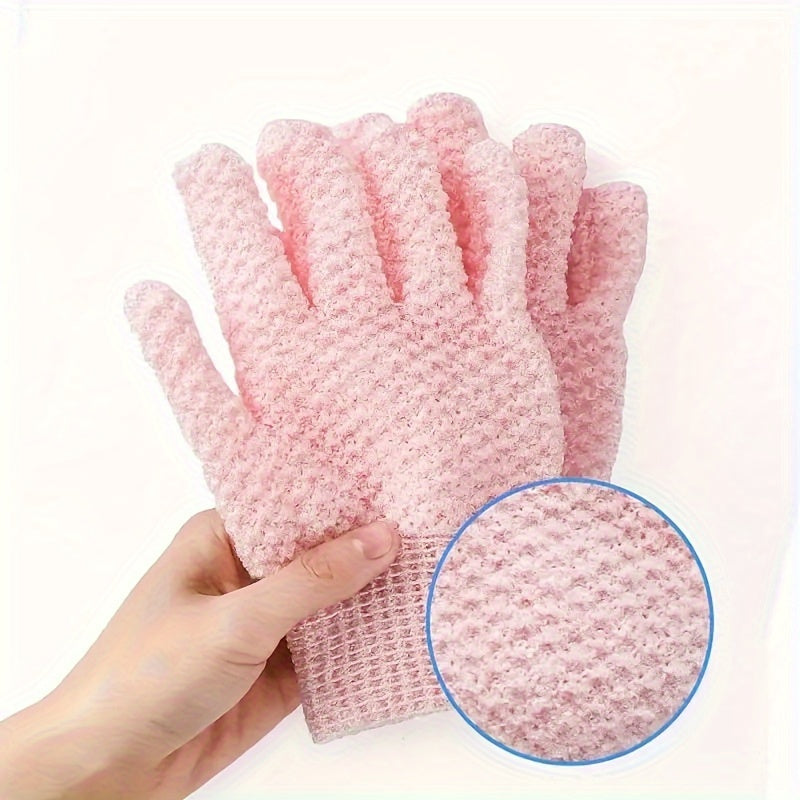 Guantes exfoliantes para ducha, limpieza profunda y masaje, eliminan piel muerta y sequedad