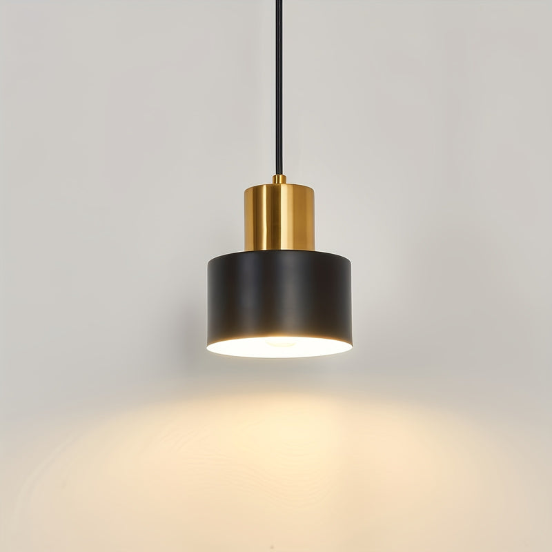 1pieza Lámpara de techo industrial, estilo granja moderna Semi-Flush Mount para cocina, comedor, pasillo, dormitorio - Acabado metálico, cableado, sin bombilla incluida, Iluminación de cocina | Lámpara colgante moderna | Lámpara colgante de acabado metál