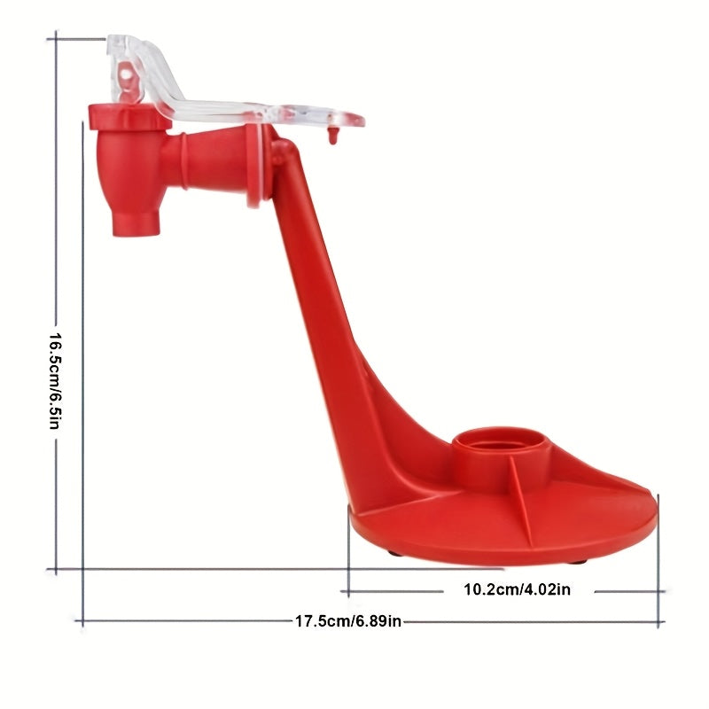 Dispensador de refresco de PVC - Dispensador de bebida boca abajo, gadget de venta de bebidas creativo para barra de casa, accesorios de fiesta, herramienta de cocina pequeña