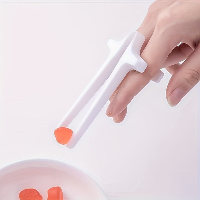 1-10 pares de palillos de plástico para dedos, utensilios de cocina multiusos para comer bocadillos, ideales para Halloween, Navidad, Pascua, Ramadán, graduaciones, fiestas y reuniones familiares