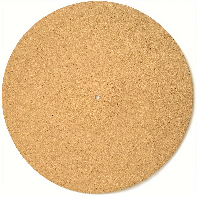 Tapete de Corcho para Discos de 12 Pulgadas, 3mm de Grosor, Almohadilla Suave para Discos, Almohadilla de Absorción de Impactos, Calidad de Sonido Especial para Tocadiscos de Vinilo