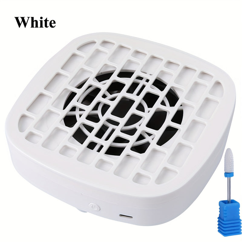 Recolector de polvo para uñas con broca de cerámica, alimentado por USB, compacto y eficiente, equipo para cuidado de uñas en salón de belleza