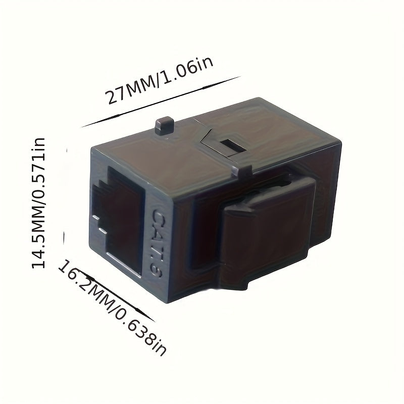 20pcs Adaptadores de Red Ethernet RJ45 CAT6 - Alta Velocidad 1Gbps, Macho a Macho , 100Mhz 10Mbps por Par, Cables Cat6 Duraderos para Oficina en Casa y Servidor Gaming, Instalación Fácil Sin Necesidad de Energía, Conectividad Inteligente, Construcción Ro