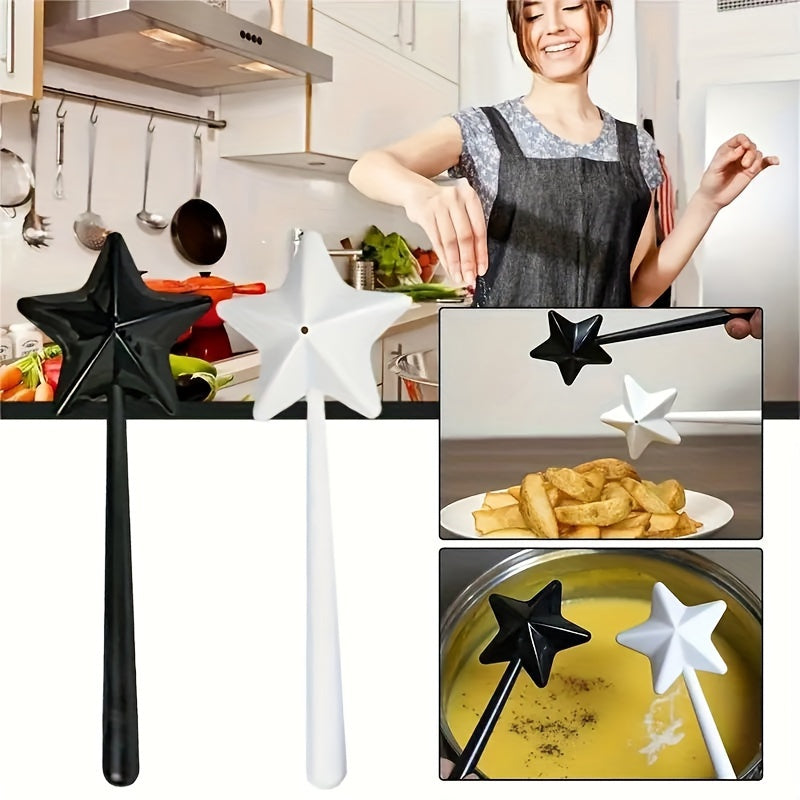 2 piezas, Rociador de Sal en Forma de Estrella, Varita Mágica para Condimentos de Pimienta, Cocina Creativa para Uso Doméstico, 7.11*18.03 cm