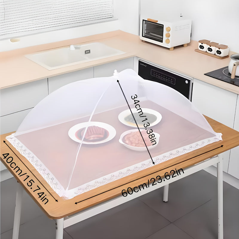 1pc Gran Carpa de Malla Plegable para Alimentos con Apertura Automática - Portátil y Lavable, Ideal para Picnics al Aire Libre, Barbacoas y Fiestas, Tienda Colapsable Reutilizable para Frescura y Comodidad