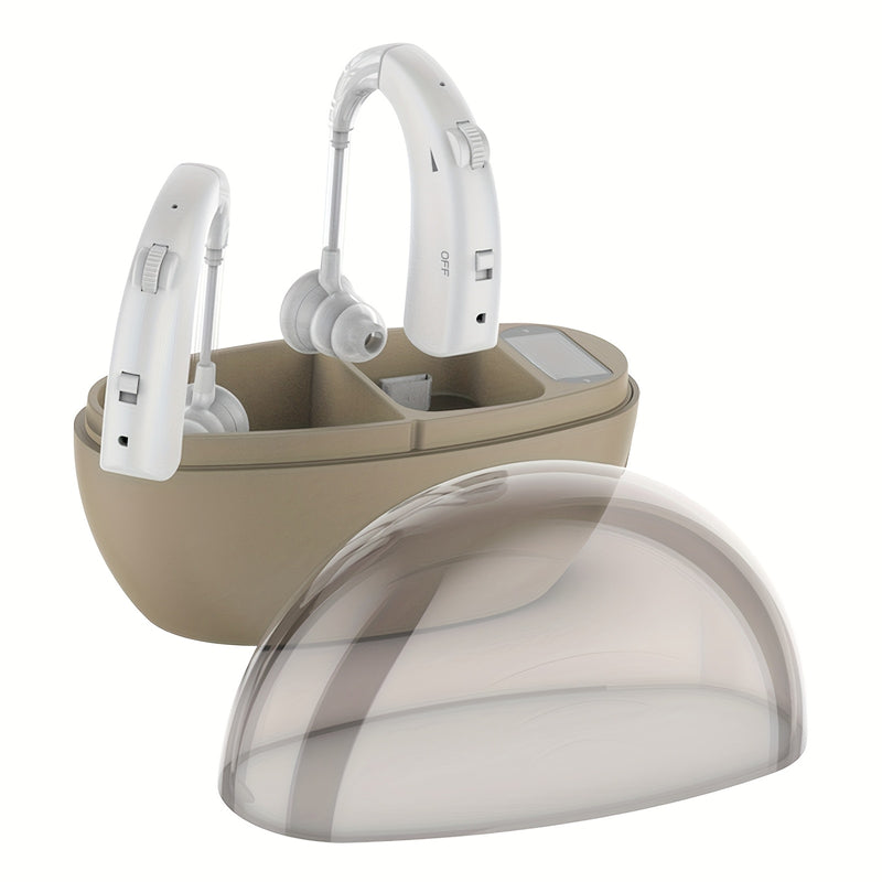 2pcs Auriculares RIKYA con Estuche de Carga - Diseño Ergonómico y Cómodo, Control de Volumen Ajustable, Protección Antipolvo sin Aberturas, Recargables USB-C, Elegantes para Hombres y Mujeres, Ideales para Entrenamiento, Viajes y Gaming, Auriculares Mode