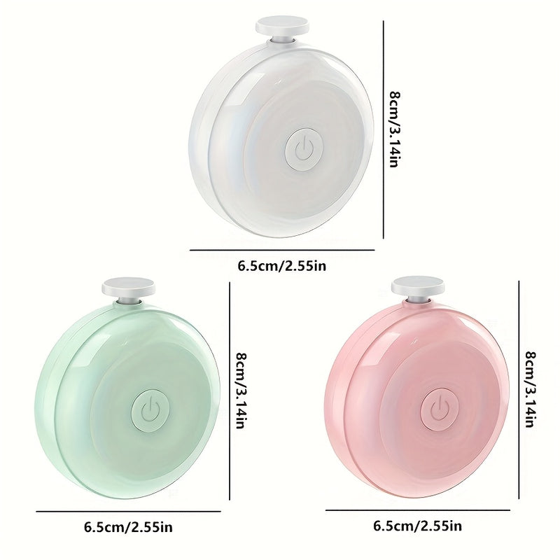 Cortador de uñas eléctrico > Juego de cortadores de uñas de seguridad con 3 cabezas de molienda reemplazables > 6 cabezas de molienda/bajo ruido/mano/diseño ergonómico/kit de belleza