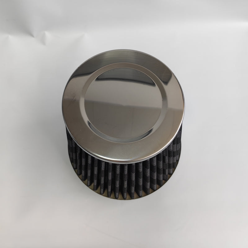 1 Pieza, Filtro De Aire De Malla, Acero Inoxidable, Tela No Tejida, Material De Manga De Goma, Aire Limpio Y Transparente, Adecuado Para Filtrar Gases En Automóviles, Cocinas, Baños, Etc