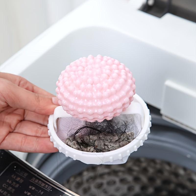 1pc Bola de Lavandería Multiusos - Atrapador de Pelo y Pelusa para Lavadoras, Fibra de Poliéster