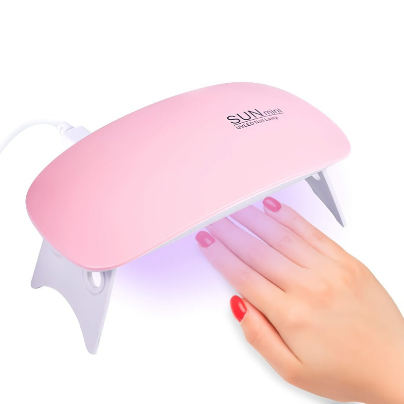 1pc Lámpara LED Mini para Uñas en Forma de Ratón - Secador de Gel Ultra Portátil, Alimentación USB, Sin Olor, Compacto y Ligero. Adecuado para Manos y Pies, Curas Todos los Gels y Uñas Naturales