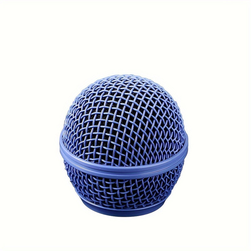 Capuchón de Malla Metálica BOMGE para Shure SM58/BETA58 - Compatible con BLX4, PGX4, QLXD4, SLX4, ULXD4 - Cápsula Profesional en Rojo, Verde, Azul y - Reducción de Ruido & Durabilidad para Estudio, Podcasting y Presentaciones En Vivo - Accesorio Compatib