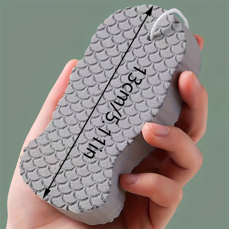Esponja exfoliante ultra suave para baño - Eliminación suave de piel muerta y limpieza con masaje, piel suave para ducha y baño, material de melamina, esponja para baño | Esponja de textura suave | Esponja de melamina