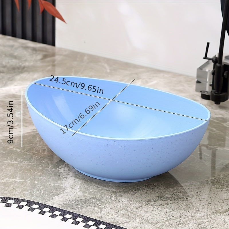 1pc/4pcs, Tazón Grande para Ensalada, Tazón para Verduras, Tazón para Snacks, Tazón Grande para Papas Fritas, Tazón de Gran Capacidad para Reuniones Familiares, Varios Colores, Adecuado para el Hogar, Reuniones, Fiestas, Eventos, Cantina, Restaurante