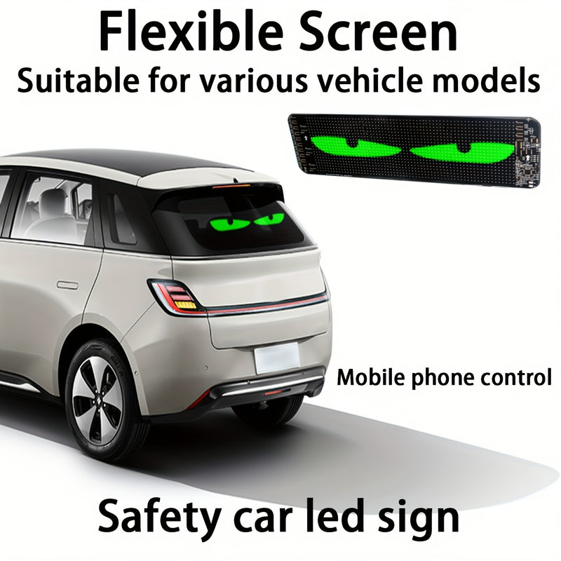 Todos los modelos de vehículos compatibles con pantalla electrónica LED - Puede editar animaciones de texto e imágenes, puede ser controlado por teléfonos móviles/controles remotos, puede ser controlado por pantalla multifuncional de tienda/vehículo, var