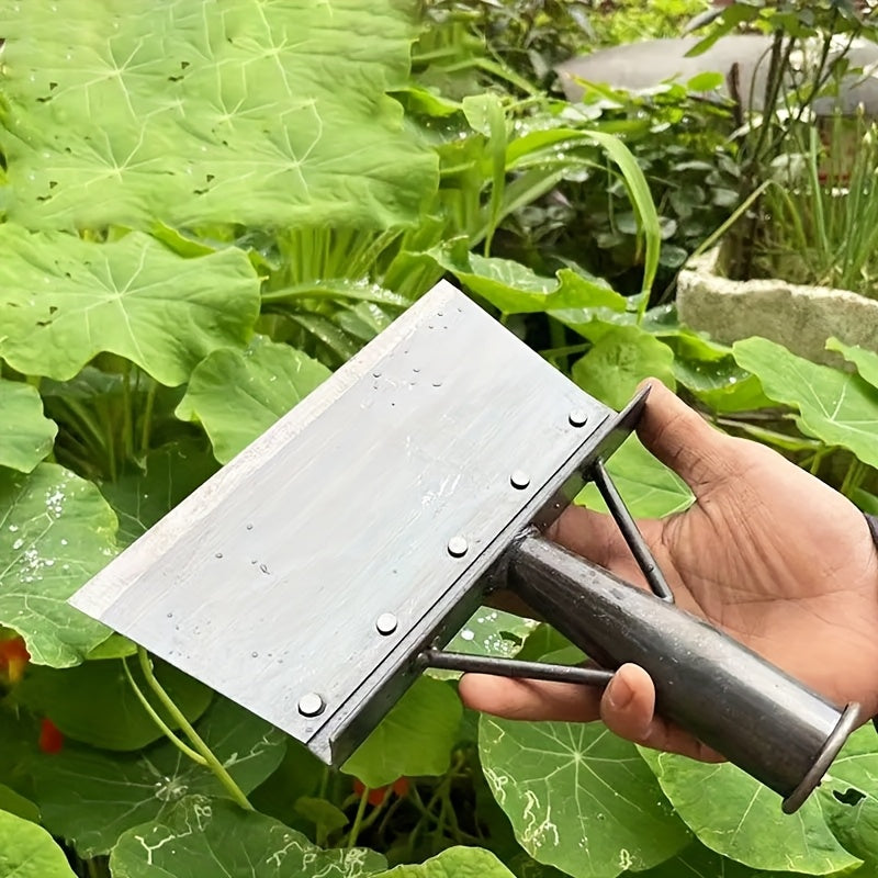 Paleta de Jardín de Acero Inoxidable Resistente - Herramienta Multifuncional para Deshierbe y Cultivo con Filo Afilado, Tenedor Manual para Eliminar Malezas, Aflojar Suelto y Plantar - Ideal para Hogares, Profesionales o Jardines Comerciales - Herramient