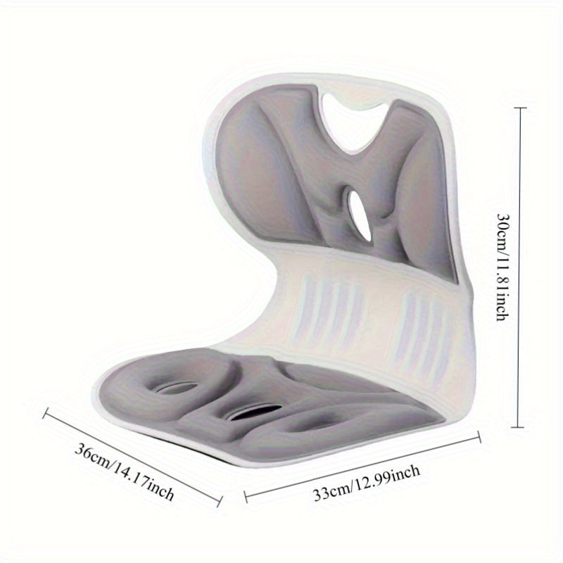 Silla ergonómica con diseño de onda, respaldo ajustable, plástico transpirable e hipoalergénico, ideal para oficina, hogar y spa - Soporte de postura dinámico para sesiones de sentado prolongadas, silla de oficina