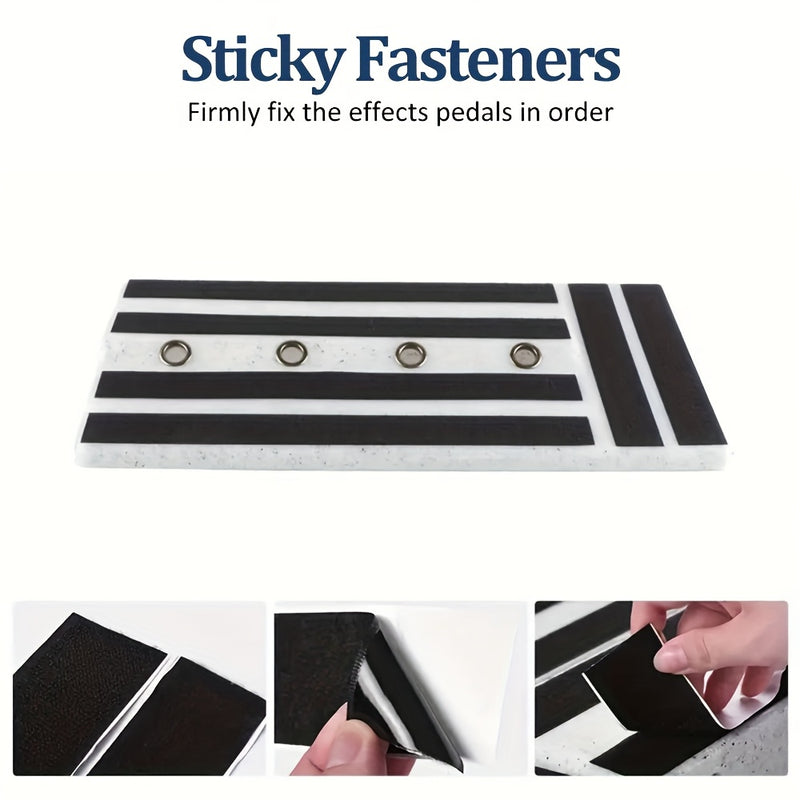 Tablero para pedales de guitarra Rockhouse, plástico resistente, diseño liviano y compacto para múltiples efectos, ideal para músicos de rock, pop y metal, tablero de pedales moderno, plástico duradero