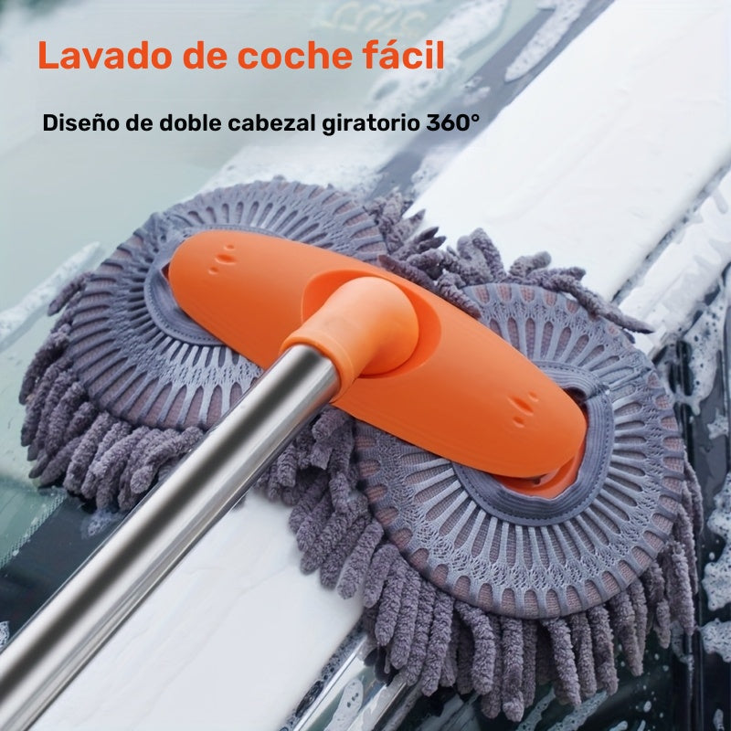 Kit de Limpieza Definitivo para Coches: Cepillo de Microfibra, Mopa, Guante, Esponja y Más - ¡Obtén un Brillo Impecable Cada Vez!