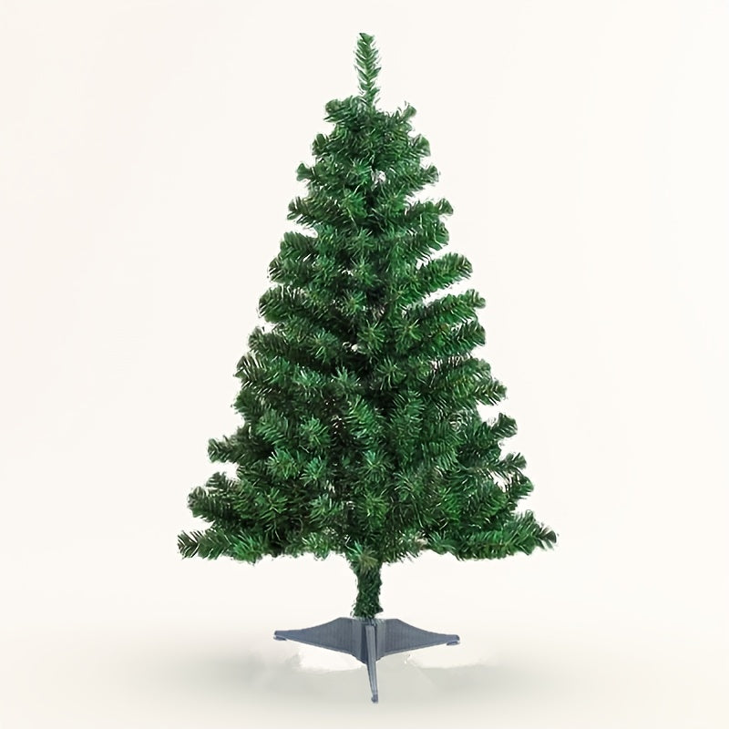Árbol de Navidad Artificial de 120 cm - Diseño Realista de Abeto Verde, No Necesita Montaje, Perfecto para Decoración del Hogar y las Vacaciones, Plástico/Metal Duradero, Uso en Todas las Estaciones, Decoraciones de Navidad
