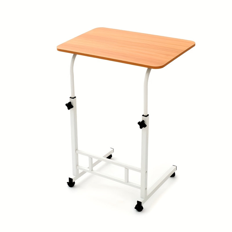 1 Escritorio Portátil Moderno Ajustable para Laptop con Control de Altura y Ángulo, Estación de Estudio en Madera Dura para Hogar o Dormitorio en RVs, Sin Necesidad de Energía | Diseño Elegante | Mesa de Computadora Todo-Tiempo