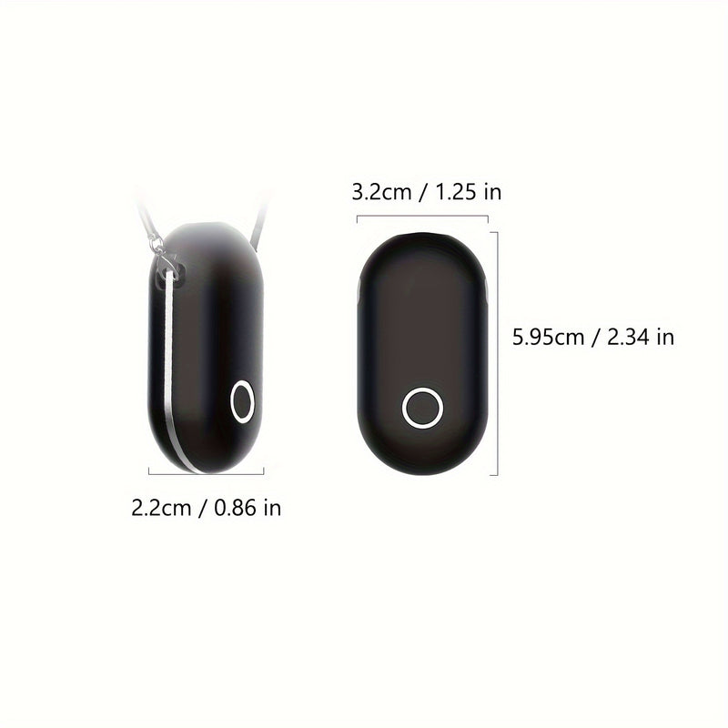 1pc, Collar purificador de aire portátil, purificador de aire iónico personal, perfecto para viajes y uso al aire libre, regalo ideal para mujeres, hombres, familiares y amigos, aparatos domésticos.