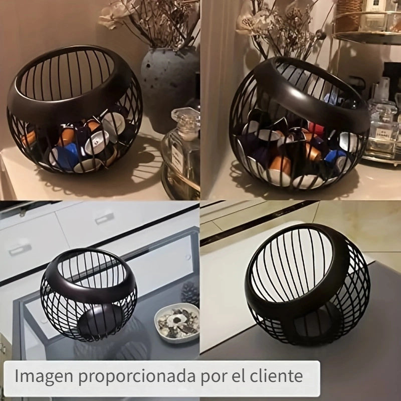 1 Unidad, Soporte Para Cápsulas De Café, Con Gran Capacidad Para El Hogar, Organizador Creativo Y Sencillo De Almacenamiento De Cápsulas De Café Redondas, Para Almacenar Y Organizar Cápsulas De Café, Organizadores Y Accesorios De Cocina