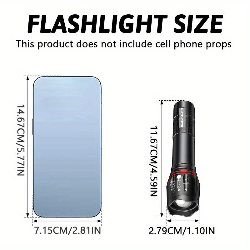 1pc Lámpara de Luz Negra Recargable por USB,Linterna Multifuncional Zoomable Portátil, Luz UV para Cucarachas, Rocas, Resina, Hotel, Detección Brillante