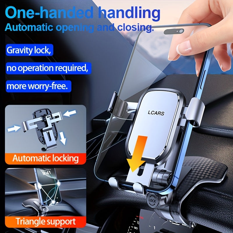 Soporte de teléfono para coche LCARS con montaje ajustable - No cegador, agarre de múltiples ángulos para una visión segura, ideal para navegación GPS y viajes, regalo perfecto para vacaciones, montaje de teléfono para coche.