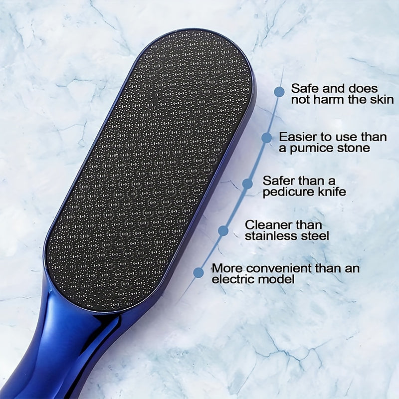 1/2pcs Lima de Pie de Vidrio Nano para Eliminar Piel Dura, Eliminación Segura de Piel Dura y Piel Muerta, Exfoliante para Pies Seco y Húmedo