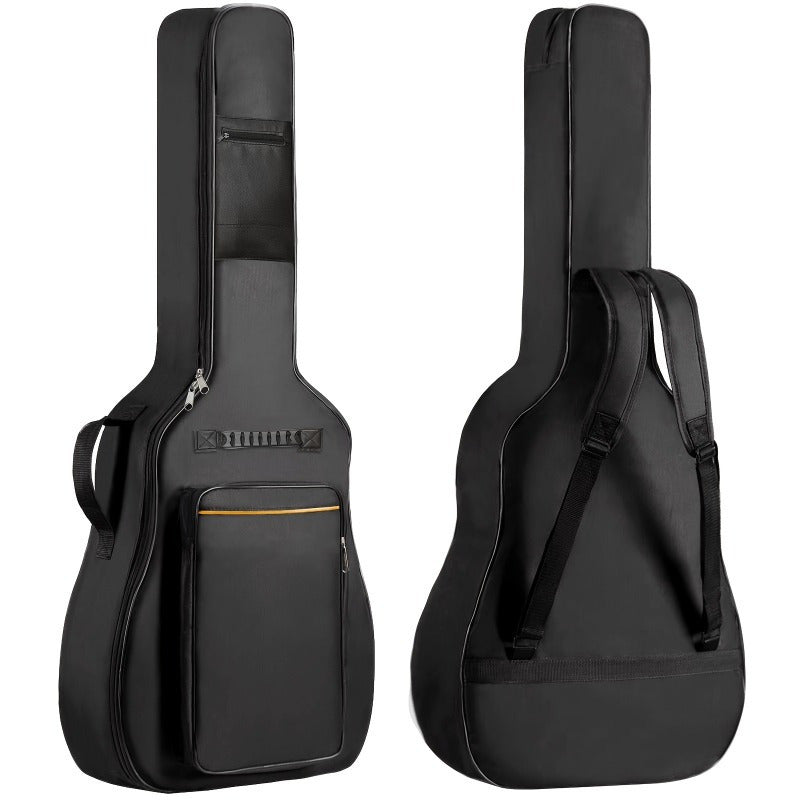 Estuche de Guitarra Duradero con Forro, Correas Ajustables y Asa Trasera - Estuche Ligero para Viaje y Almacenamiento de Guitarras Acústicas, Clásicas, Eléctricas y Bajo - Diseño Elegante y Protector en