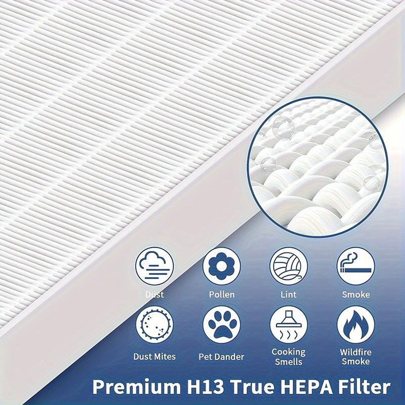 Filtro de reemplazo C545 compatible con purificador de aire Winix C545, solo filtro HEPA S, para filtro S de Winix 1712-0096-00, 4 paquetes de filtros HEPA VERDADEROS