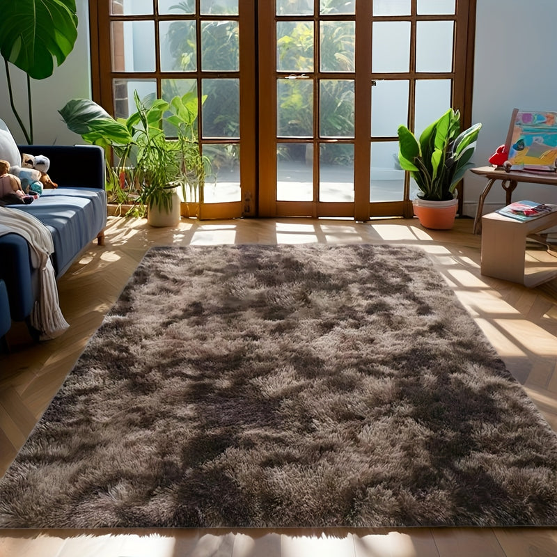 Alfombra de área de estilo nórdico de lujo - Suave, antideslizante, lavable a máquina, fácil de limpiar - Ideal para sala de estar, sofá, mesa de café, dormitorio y cama - Rosa y gris, forma rectangular, fibra de poliéster, respaldo de goma, perfecta par
