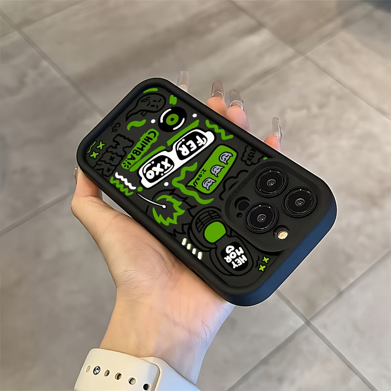 Funda para iPhone 16, 15, 14, 13, 12, 11 Pro Max, Mini, XR, XS, X, 7, 8 Plus, con diseño graffiti Ferxxo, cubierta trasera suave de TPU para protección contra caídas