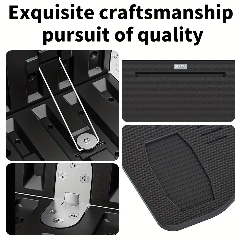 Escritorio Pequeño Multifuncional para Coche, Mesa de Computadora de Oficina de Viaje, Mesa Plegable para Comedor, Escritorio Portátil con Almacenamiento