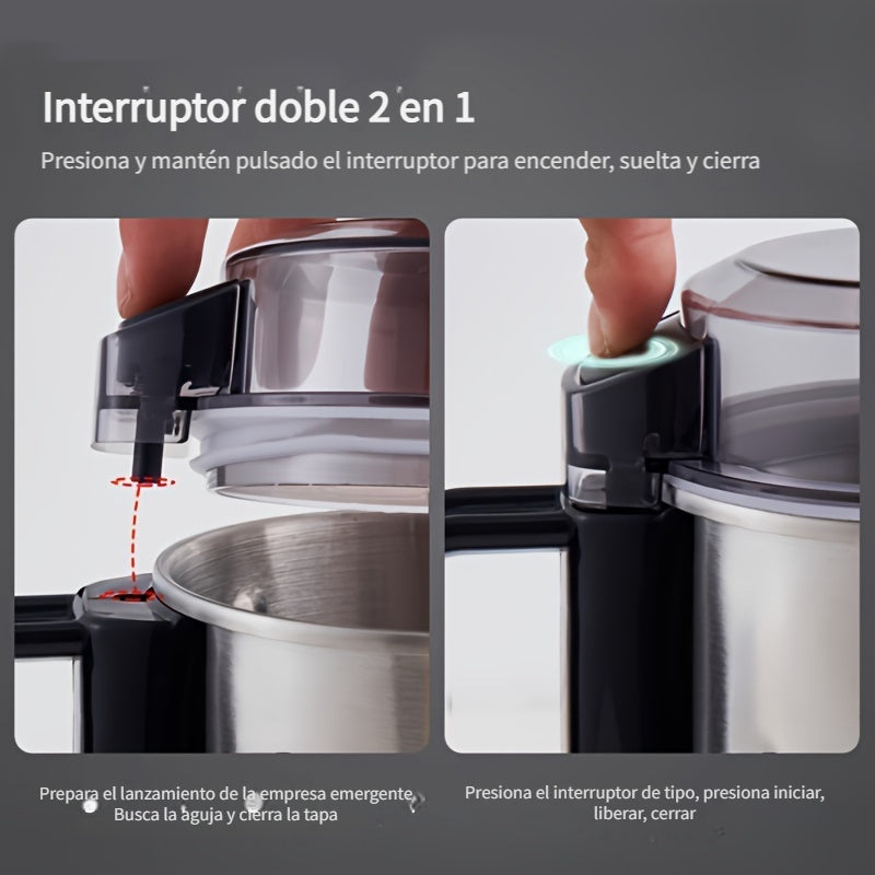 1pc, Mini Molinillo Eléctrico para el Hogar - Operación de Un Solo Toque, Protección contra Sobrecalentamiento, Molienda de Precisión para Café, Especias, Cereales, Solución de Almacenamiento Simple para la Cocina