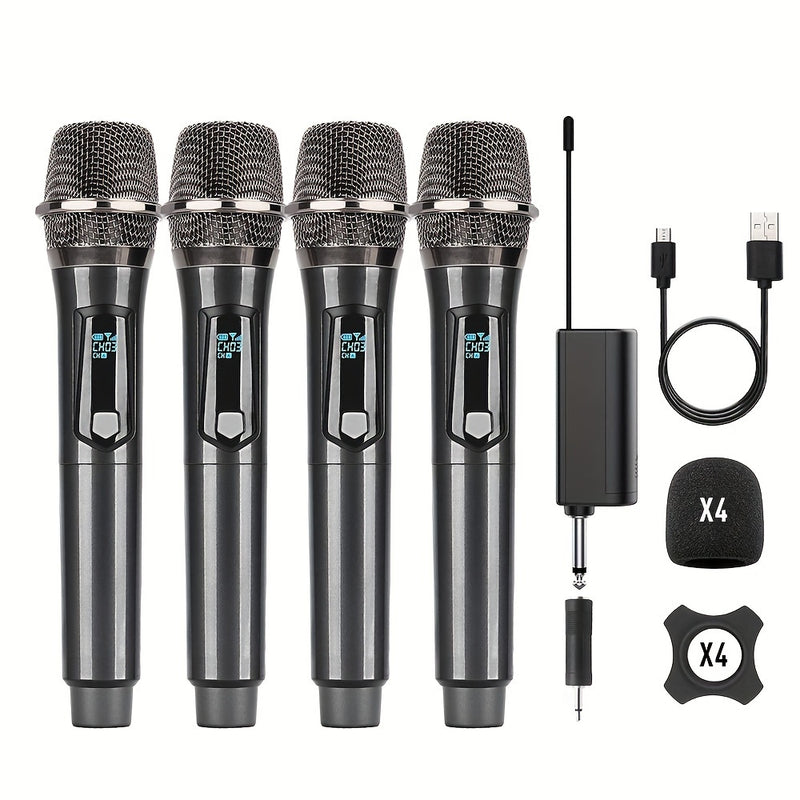 Micrófono inalámbrico para casa y exterior de KTV portátil para actuaciones de canto, sistema de micrófonos de mano, LMGBM