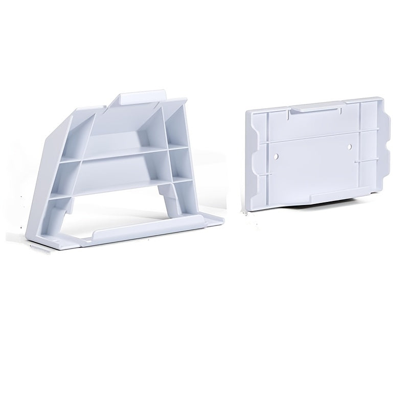 Enrutador de malla Starlink Gen 3 y soporte de fuente de alimentación de montaje en pared, diseño de ahorro de espacio V3, plástico ABS duradero, acabado brillante, resistente a golpes, estilo de cabeza cuadrada, instalación fácil