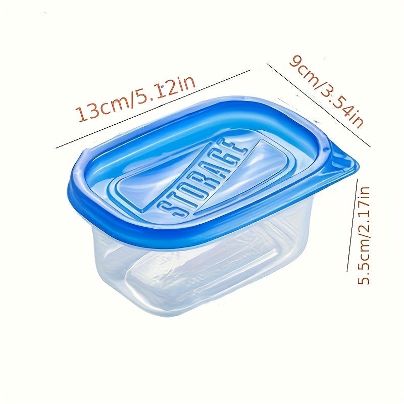 Juego de 10 recipientes reutilizables para almacenar alimentos con tapas herméticas, libres de BPA, ideales para cocina, oficina, escuela y picnics, seguros para lavavajillas y microondas