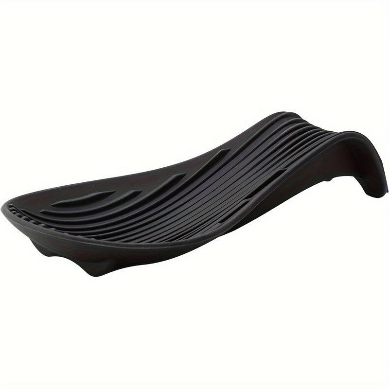 Juego de descanso de cuchara de silicona para utensilios de cocina, soporte de cuchara resistente al calor para la encimera, almohadilla para espátula y cucharón, antideslizante, organizador duradero de herramientas de cocina, 1 paquete