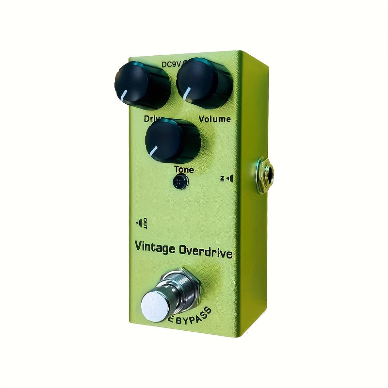 1 pieza de pedal de guitarra eléctrica, efecto de sobredriver clásico, efecto de distorsión metálica británica, efecto de distorsión metálica estadounidense. Un solo efecto de pedal mini. Accesorio esencial para instrumentos de guitarra eléctrica. Este p