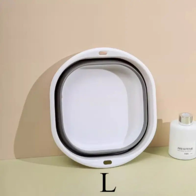 3 Tamaños - Fregadero Plegable, Lavabo, Bañera de Pies, Lavabo Plegable Portátil para el Hogar, Dormitorio y Camping, Lavabo de Viaje Multifuncional, Baño de Pies y Lavado de Camperos, Ahorro de Espacio, Suministros de Baño