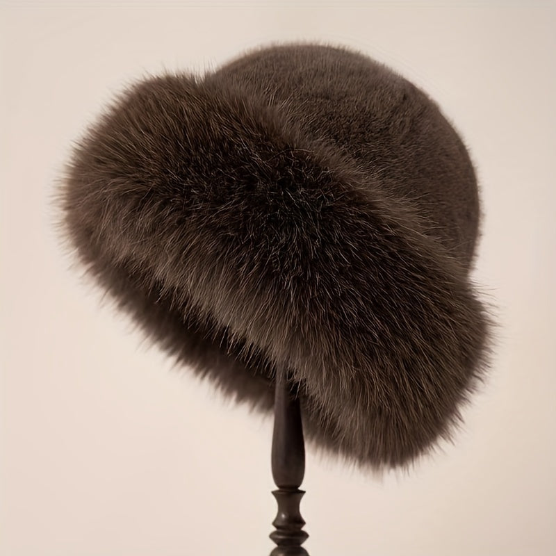 Gorro de Invierno Grueso y Cálido para Damas con Forro de Peluche - Estilo Gorra de Pescador Protección para las Orejas | Regalo Ideal de Navidad
