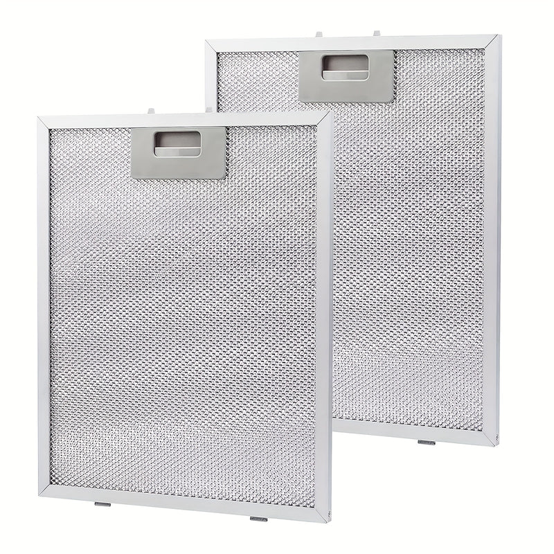 1 Juego/2 Piezas/4 Piezas Malla de Filtro para Campana Extractora de Aleación de Aluminio - Pantallas Filtrantes de Aceite y Grasa para Purificación Eficiente del Aire en Cocinas, Accesorios de Ventilación Bajo Gabinete Fácil Instalación, Filtros de Aire