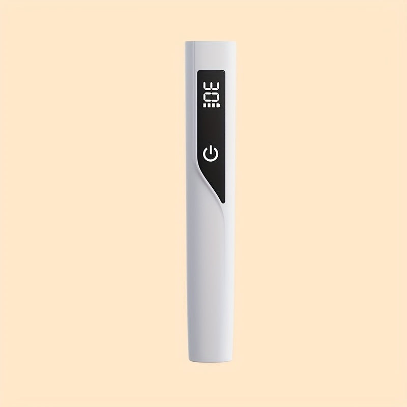 Lámpara de uñas portátil mini, pantalla digital, sin parabenos, secado rápido, alimentada por USB, batería de litio, material plástico, para manicura y pedicura, equipo de salón de uñas, herramientas de arte de uñas.
