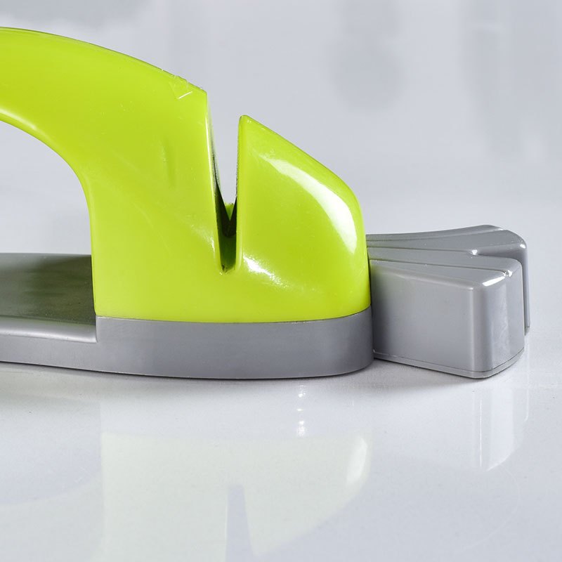 1pc Afilador Manual en Forma de Plátano - Herramienta Portátil Mini para Cocina con Superficies Abrasivas Doble Grano, Sin Necesidad de Batería para Uso Doméstico y Exterior, Diseño Compacto para Cuchillos & Herramientas, Accesorios Culinarios Divertidos
