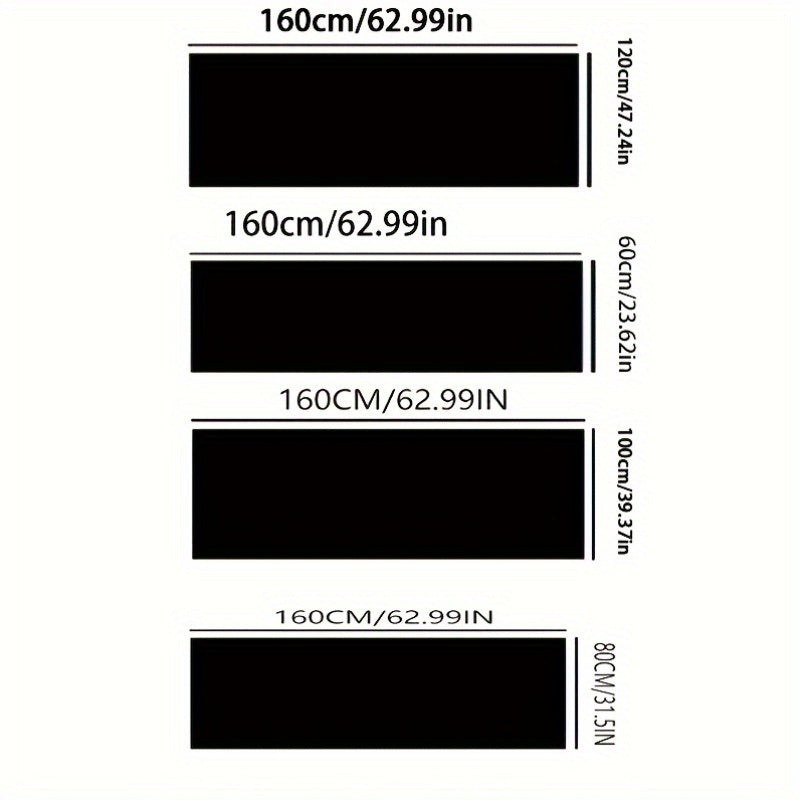 1 pieza de alfombrilla de colores mezclados/ti-dye/sólidos, material de poliéster tejido, hecha a máquina, diseño elegante rectangular, alfombras para el hogar.